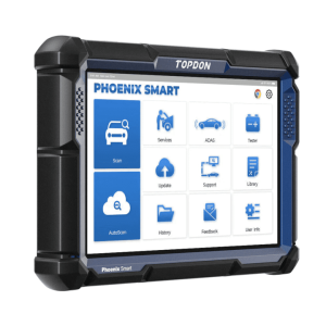 TOPDON Phoenix Smart 10,1-Zoll-Diagnosetablet in Frontansicht
